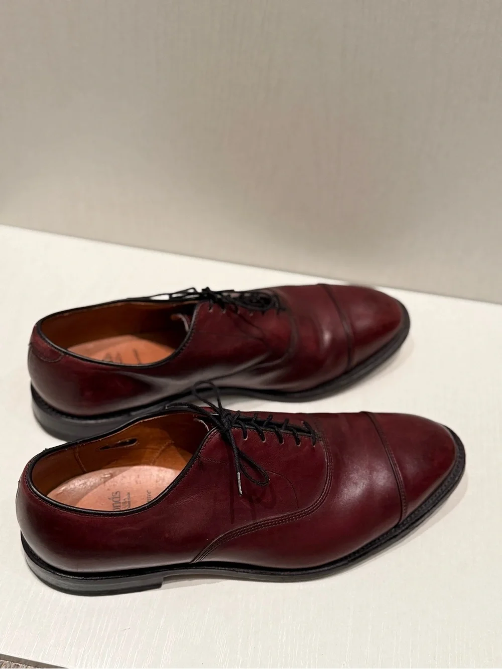 Allen Edmonds Oxford Dress Shoes -Size 10 3E (Wide) Burgundy/Oxblood Men’s